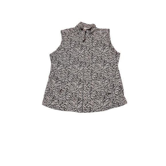 Allison Daley Zebra Print Vest - Picture 3 of 5